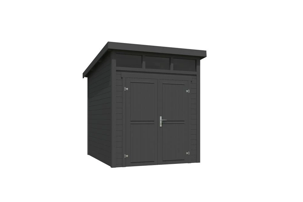 Outdoor Life Blokhut Kibo 2 Carbon Grey 200 x 250 cm - Afbeelding 2